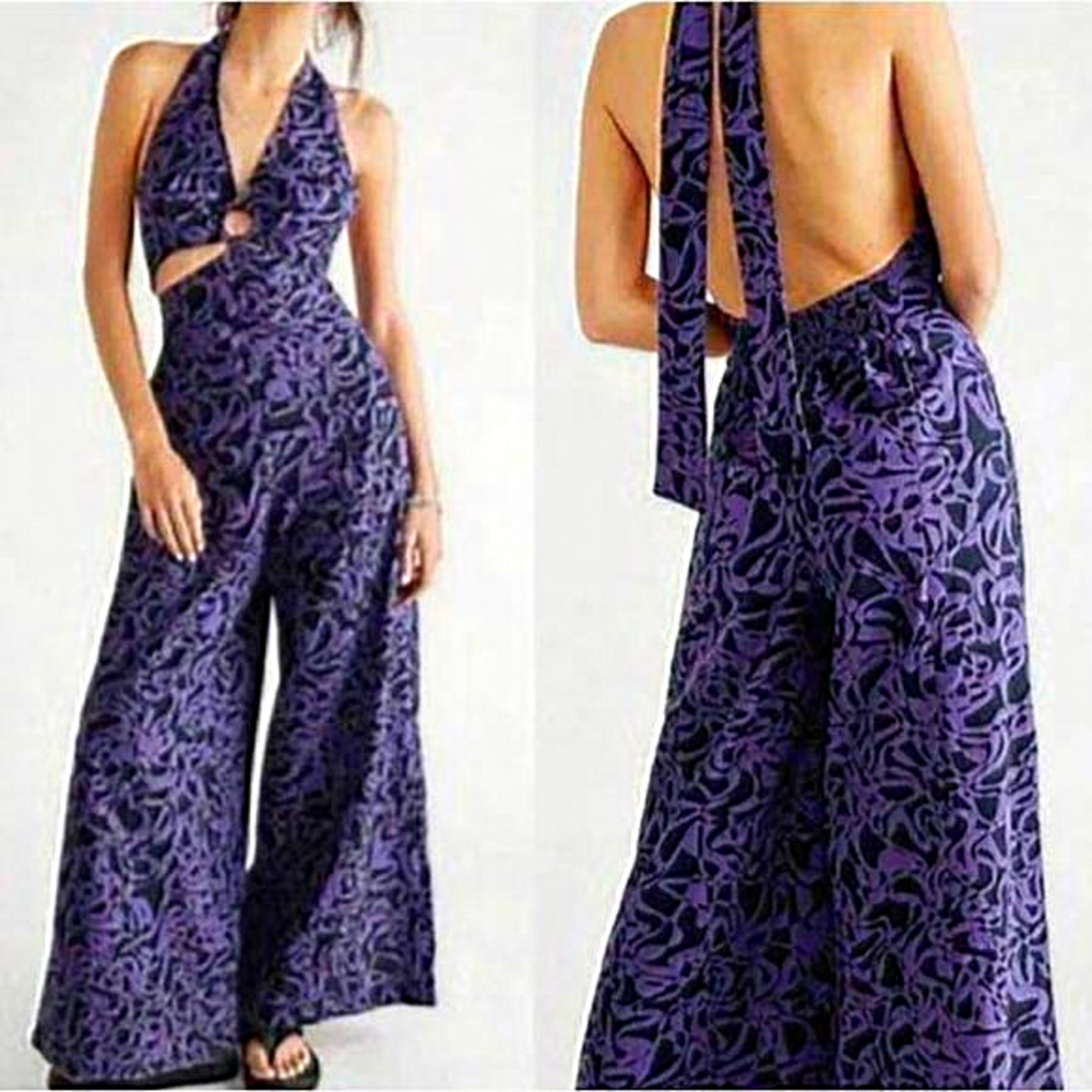 Free People NWOT Kira wide leg jumpsuit